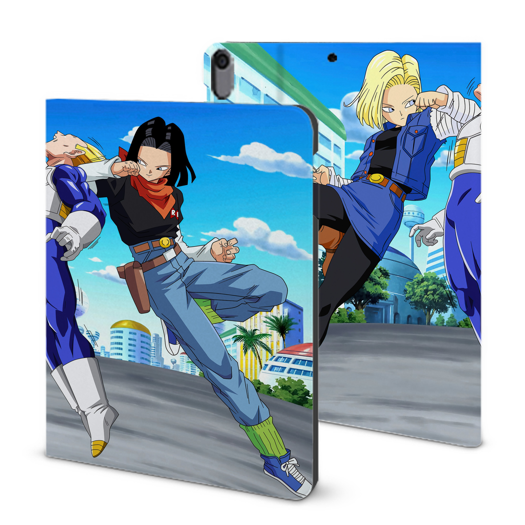（画像用） ドラゴンボール DRAGON BALL IPad ケース ブック型 PUレザー TPU 耐衝撃 軽量 薄型 ペン収納なし 全面保護 IPad 各モデル対応